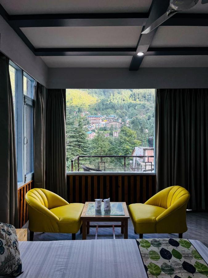 Apple Flower With Balcony And Mountain View Manāli Extérieur photo